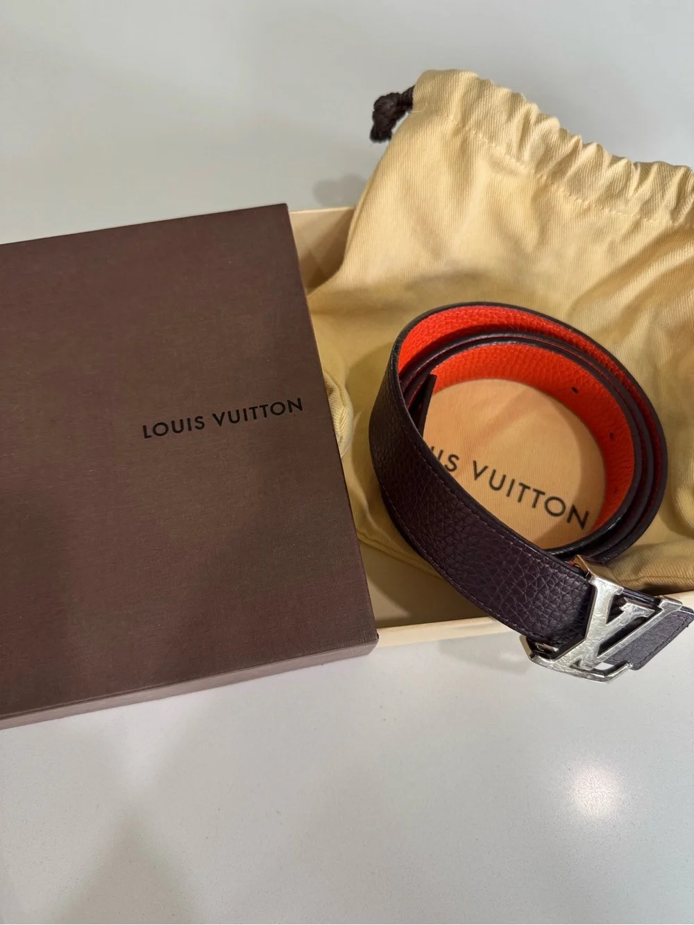 Louis Vuitton reversible leather